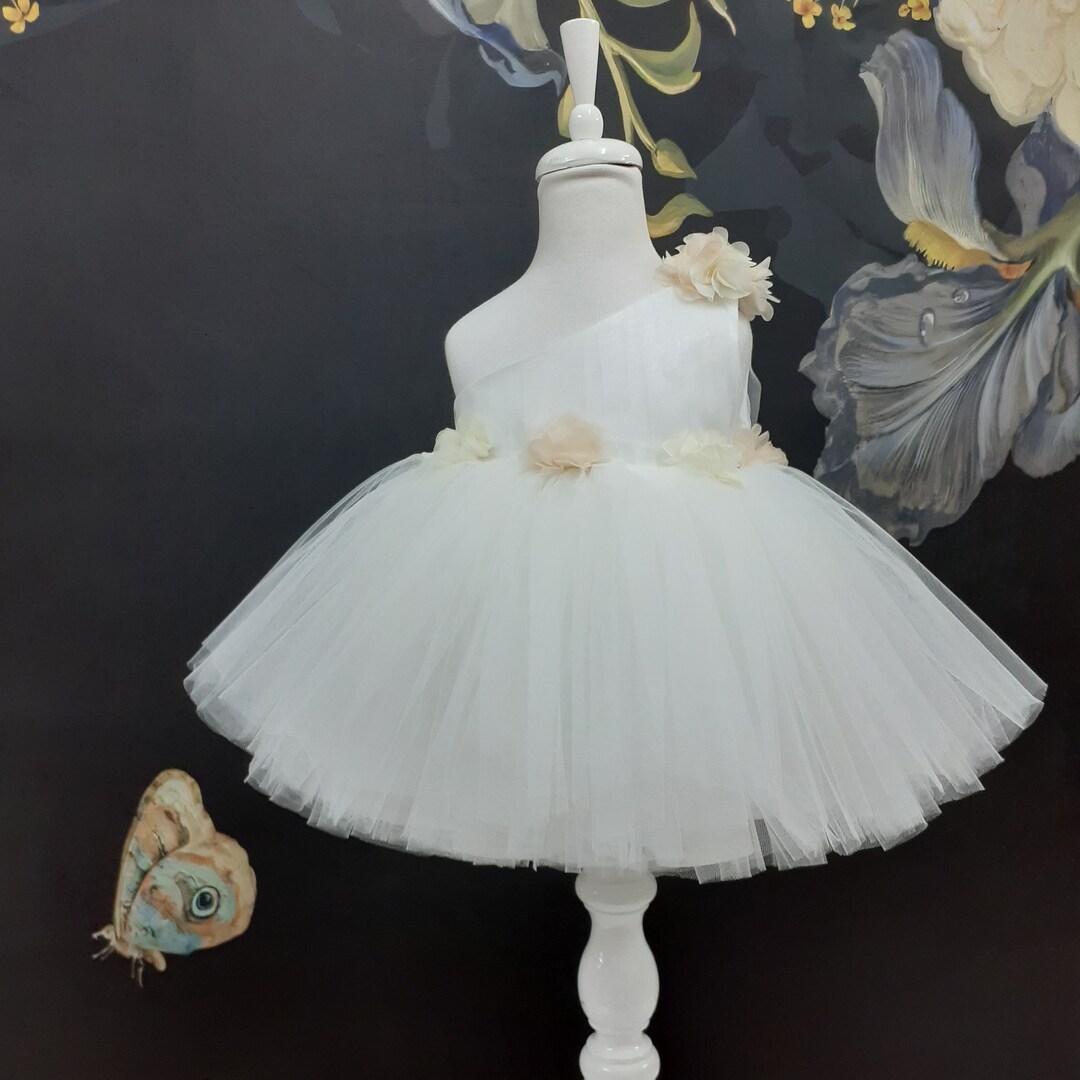 Robe tutu asymétrique pour demoiselle d'honneur robe de