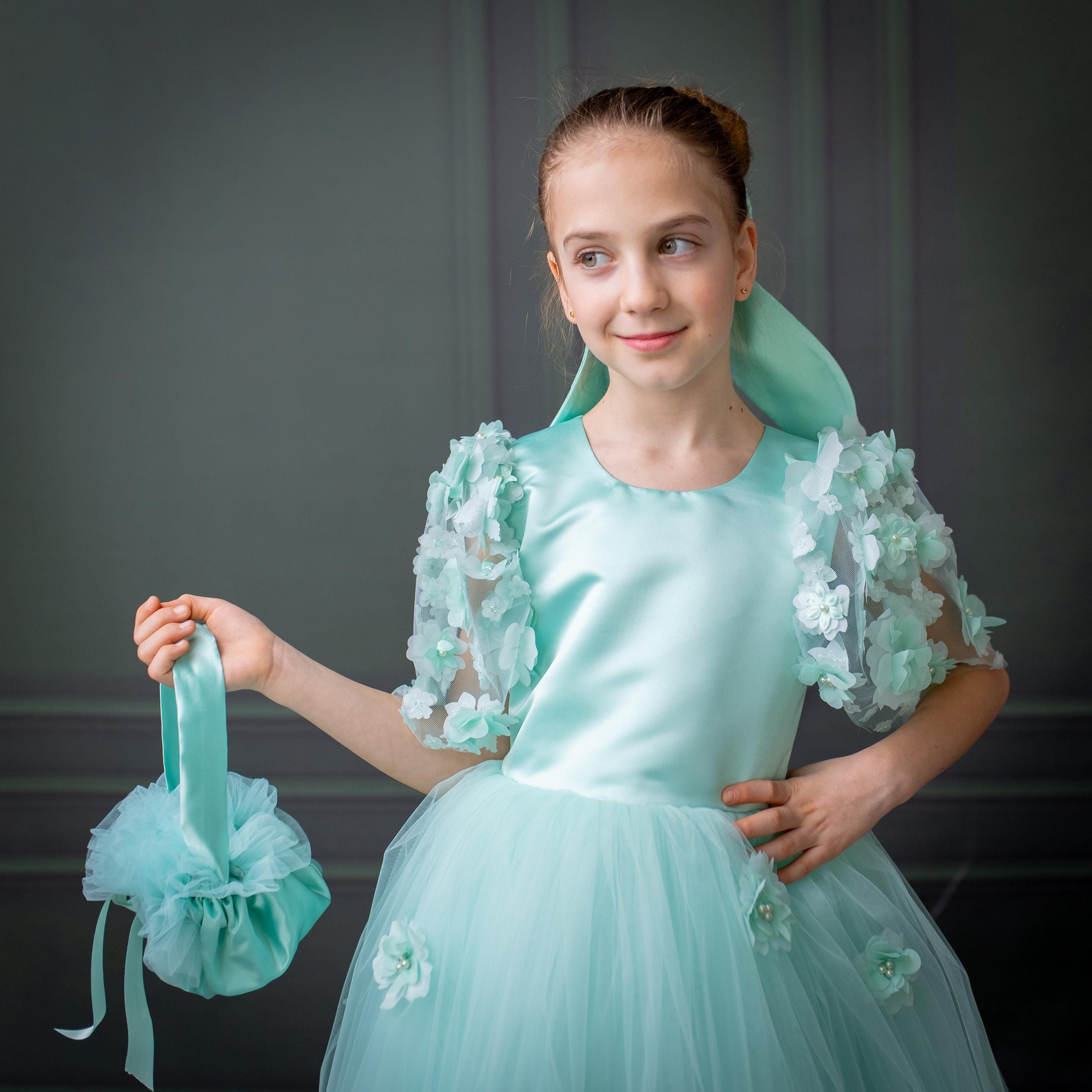 Mint Green Junior Bridesmaid Dress - Etsy