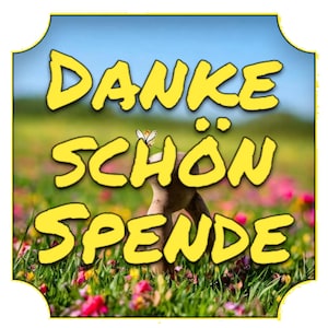 Dankeschön Spende - Trinkgeld