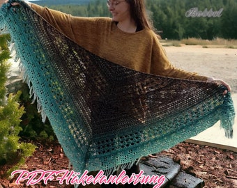 Häkelanleitung, The CHOCOLATE Shawl