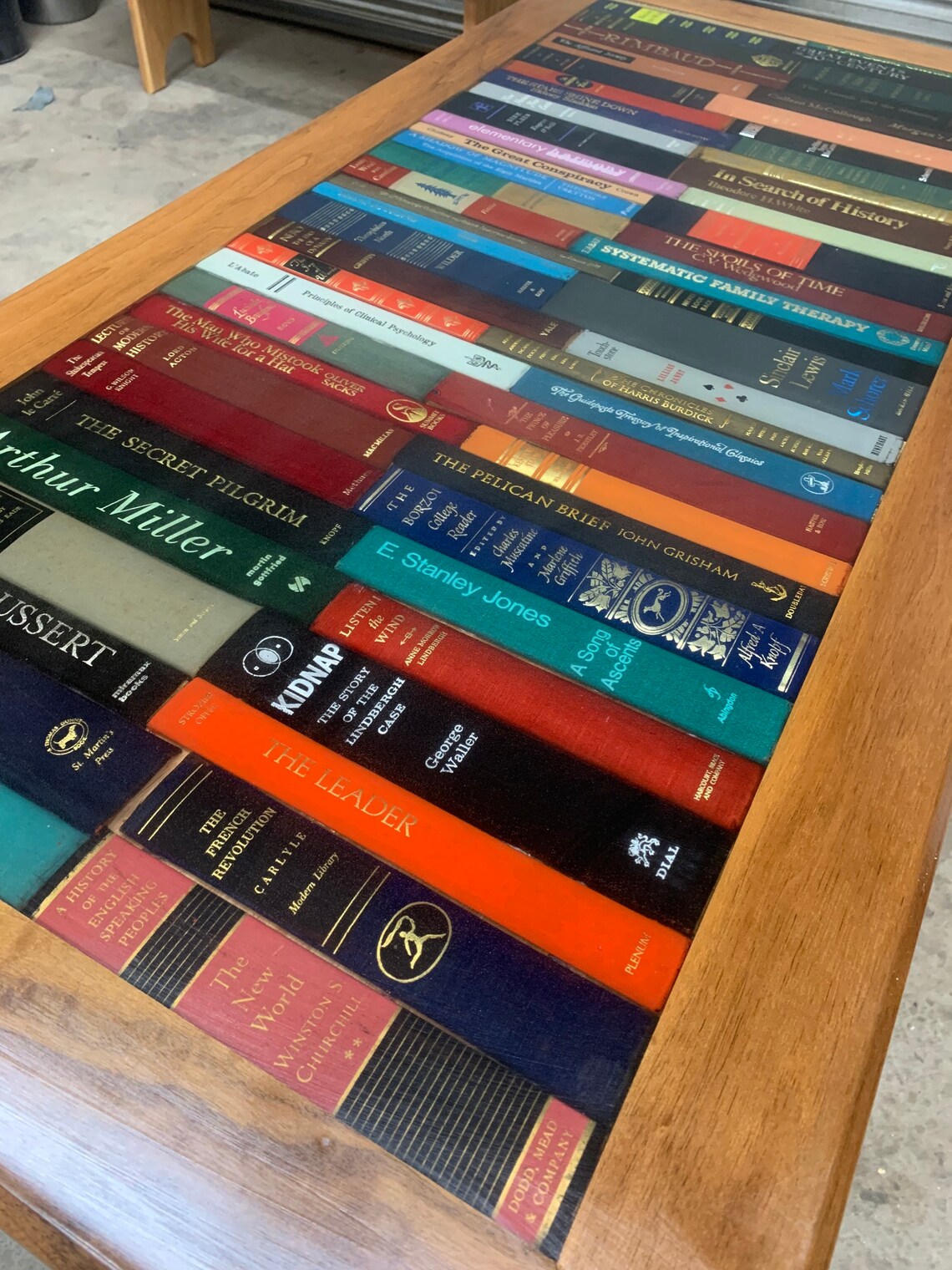 Walnut Epoxy Book Spline Table Etsy