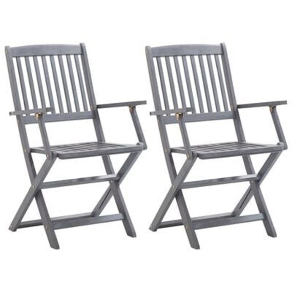 Solid Acacia Wood Outdoor Garden Chairs Etsy UK