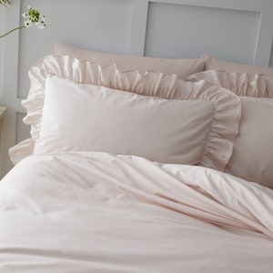 Bianca Relaxed Frill 100% Cotton 200 Thread Count Duvet Cover Set 