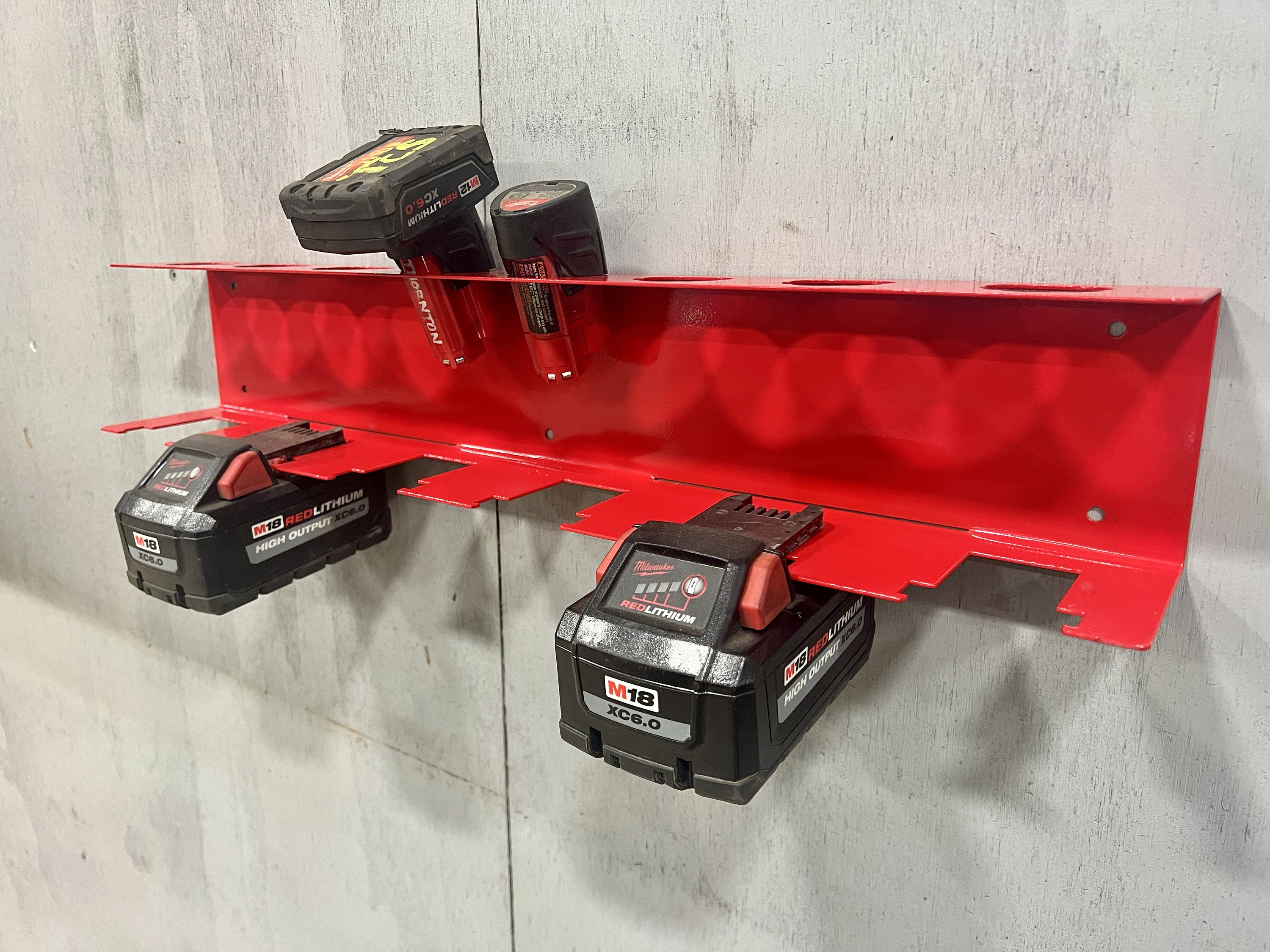 Milwaukee M12 M18 Battery Holder Storage Etsy
