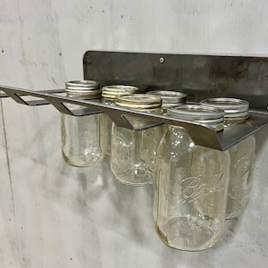 Wide Mouth Mason Jar / Canning Jar Storage Rack