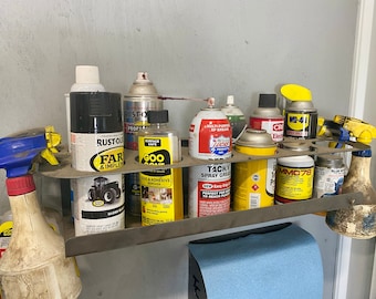 Wall Mount Aerosol Can Holder