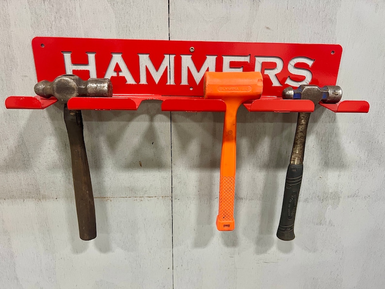 Wall Mount Hammer Holder/storage Etsy