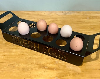 Metal Countertop Egg Holder