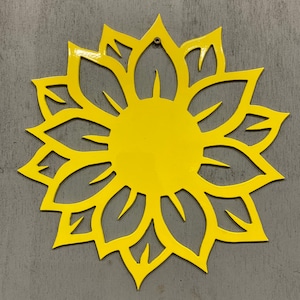 Sunflower Metal Wall Art