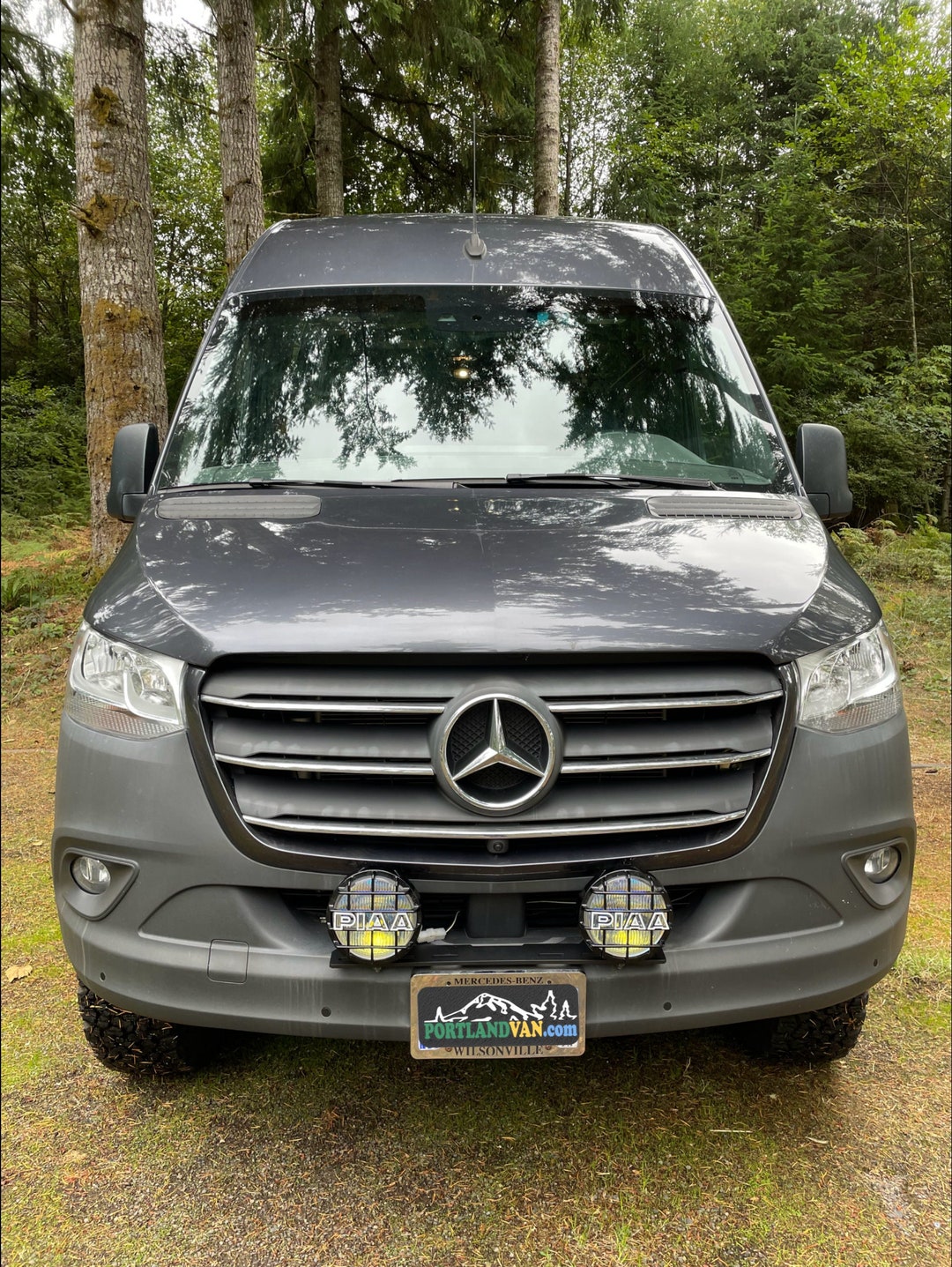 The 24 JW Flat Rack Fore Mercedes Sprinter Light Rack by Portlandvan