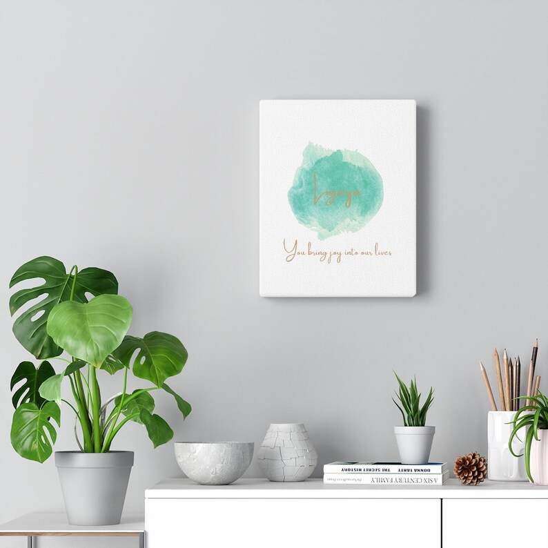 With qoute You bring joy into our lives Canvas Gallery Wraps Ligaya meaning Joy in Tagalog