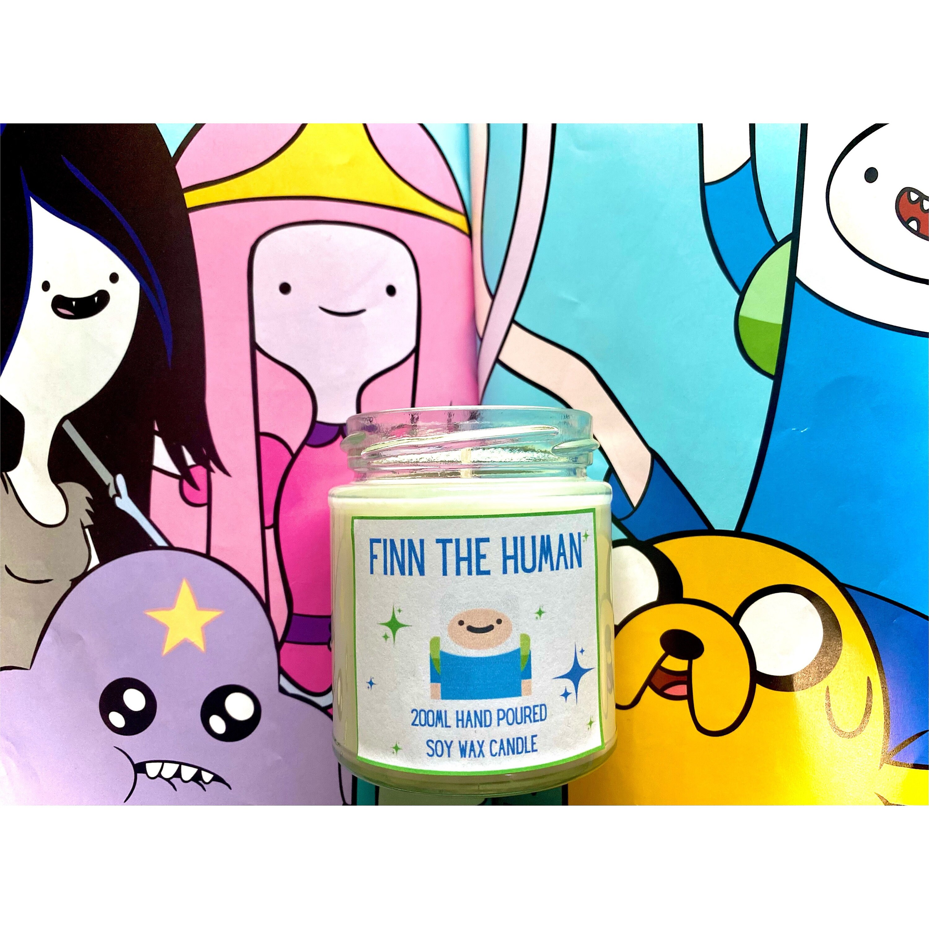 Adventure time inspired candle. Adventure time gift UK. Etsy