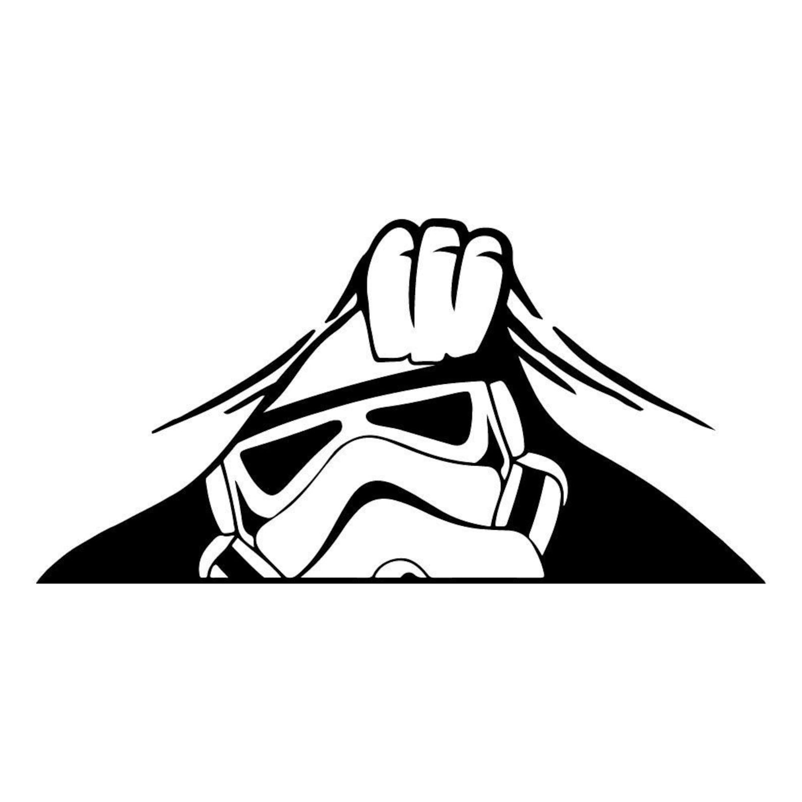 STORMTROOPER PEEK Vinyl Decal Sticker Car Laptop Star Wars Etsy UK