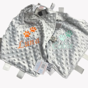 Puppy Tag Blanket Etsy