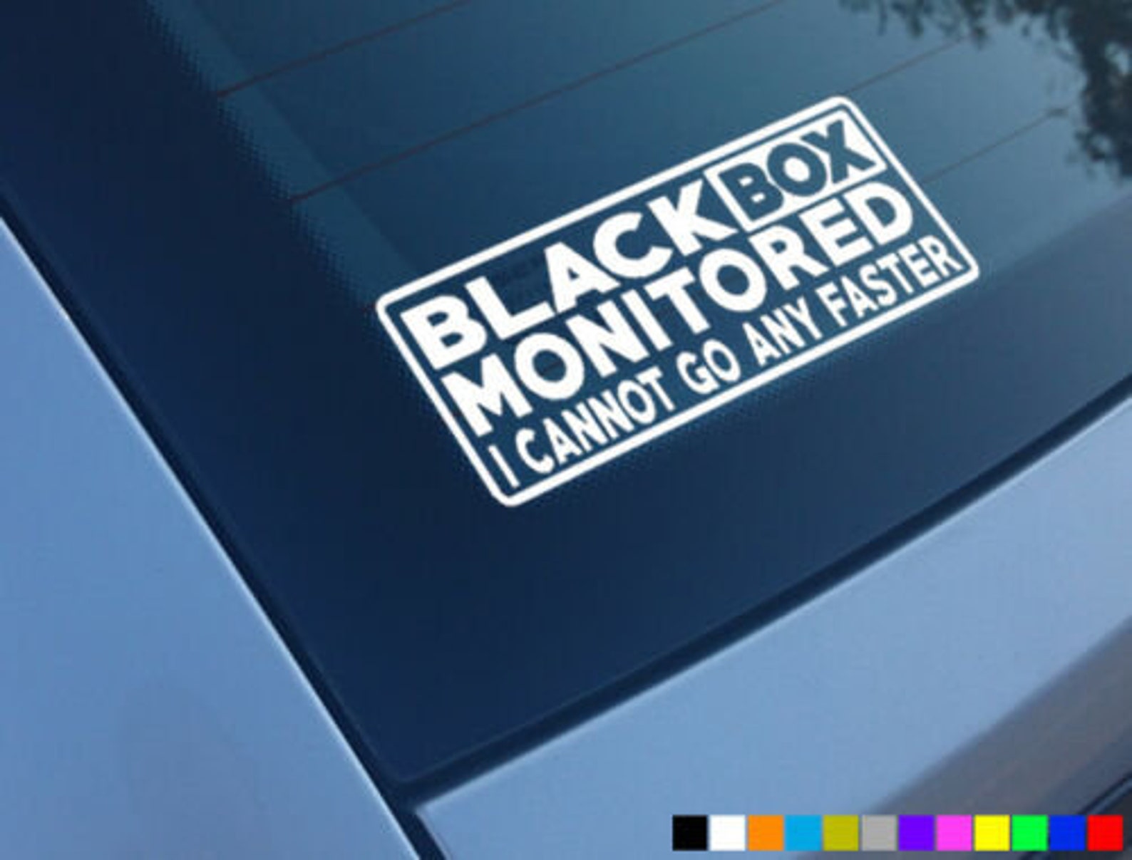 Black Box Car Sticker or Black Box Sticker Car Decals and Etsy UK