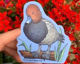 Redhead Duck Hunting Vinyl Sticker - Ellie McGinnis Co.