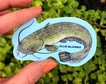 Catfish Vinyl Sticker - Ellie McGinnis Co.