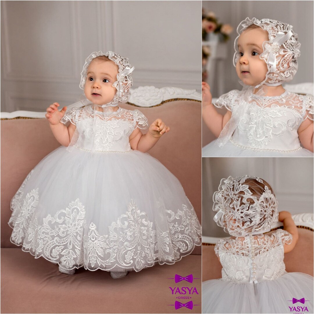 Baby Girl Blessing Dress, Baptism Dress for Toddler Girl, Christening