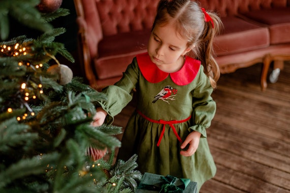 emerald green christmas dress Matilda girl Complete The Look Get matching accessories for this girls green Christmas dress so you can complete her look from head to sparkly toe DRESSTELLS Green Velvet Dress for