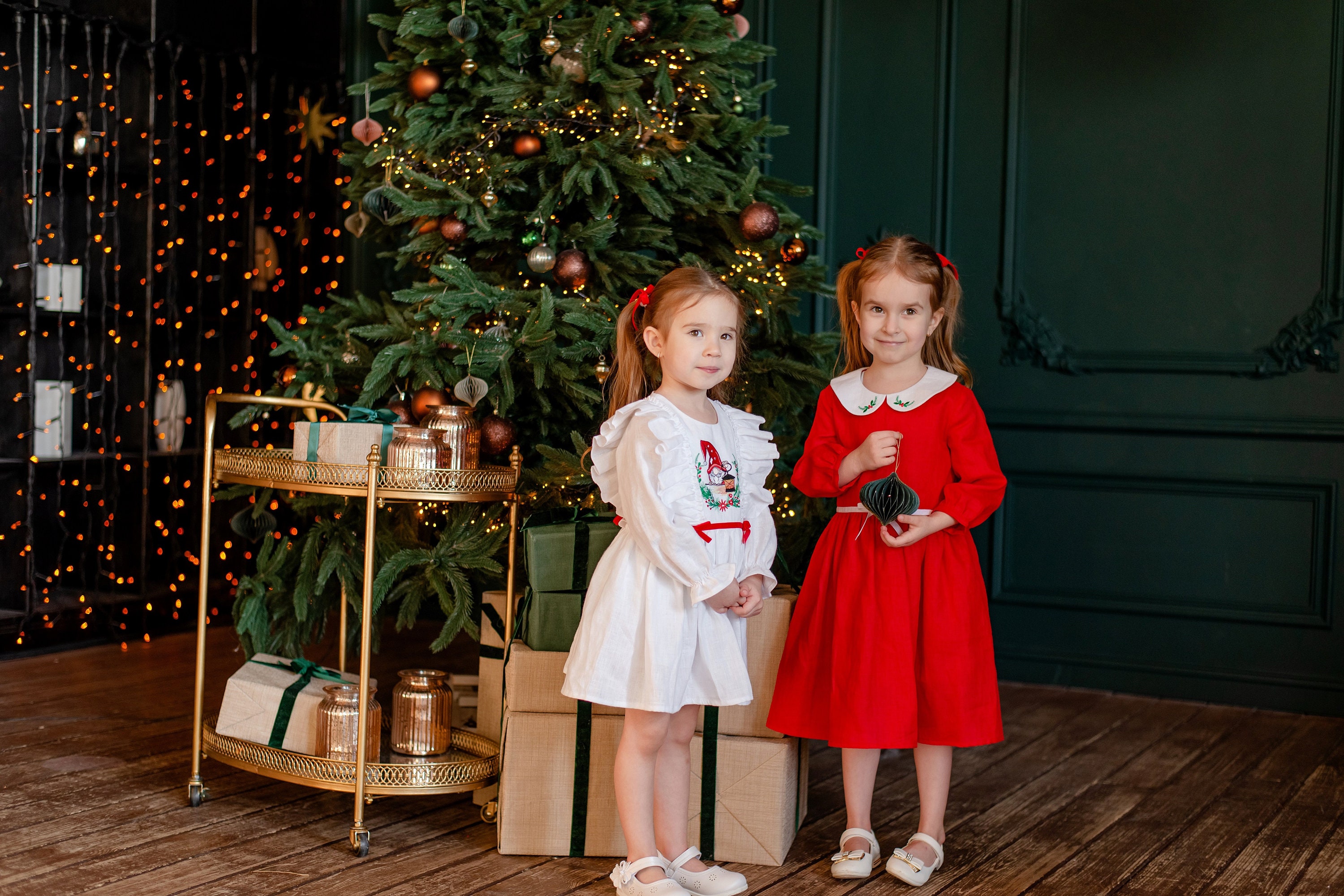 two piece christmas dresses Prom Dresses Two Piece Christmas Dresses Spaghetti Straps Lace-up Flowers Appliqued Prom Dress Coral Coral US0