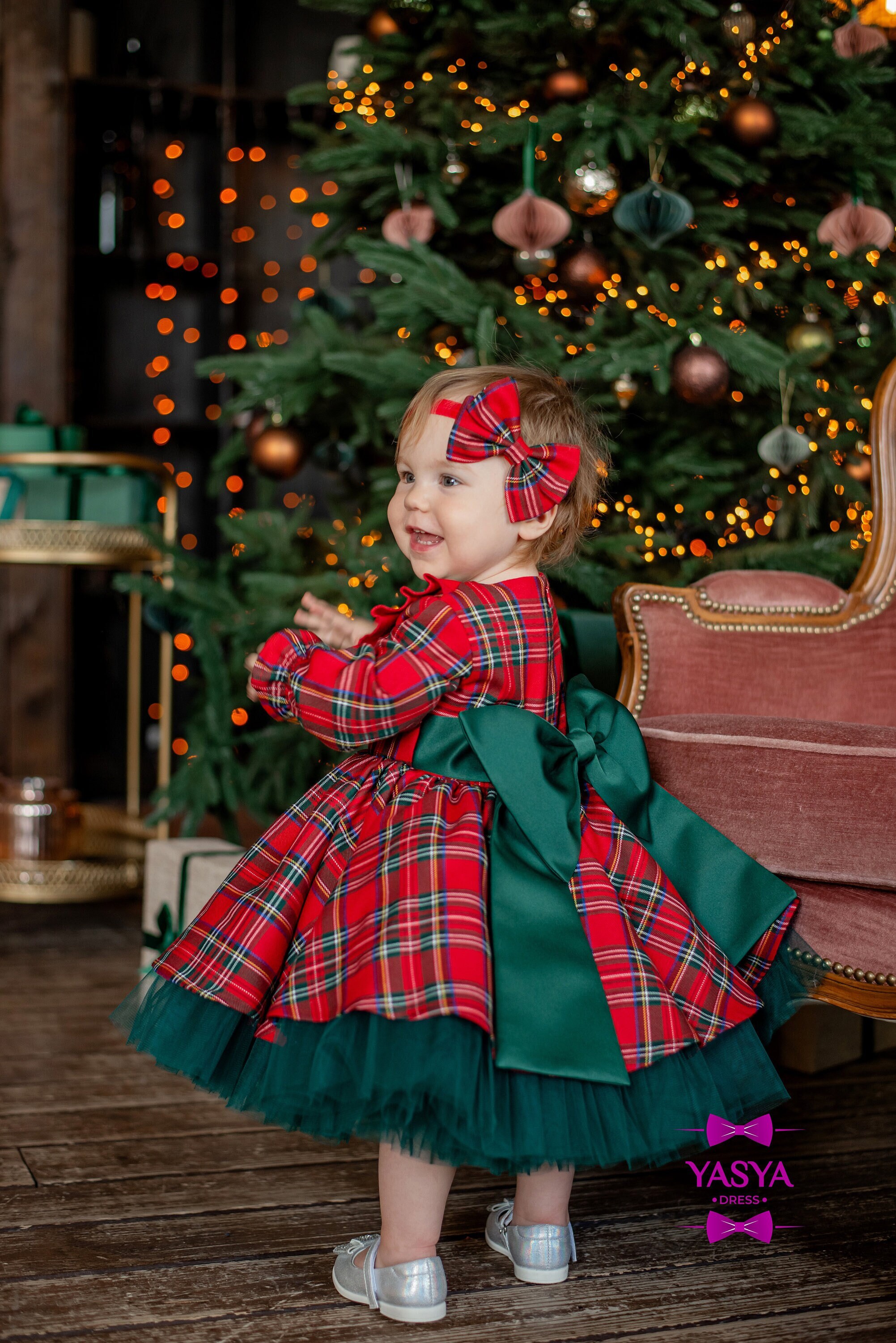 Tartan Christmas Dresses 18 Months First Christmas Dress, Tartan Christmas Girls Dress, Toddler Christmas PlaidDress, Baby Tartan Christmas Dresses 18 Months First Christmas Dress, Tartan Christmas Girls Dress, Toddler Christmas PlaidDress, Baby