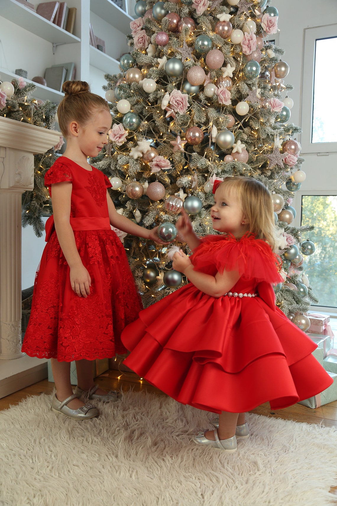 Baby Christmas dressRed tutu DressShort Length Gown for Baby Etsy — free download