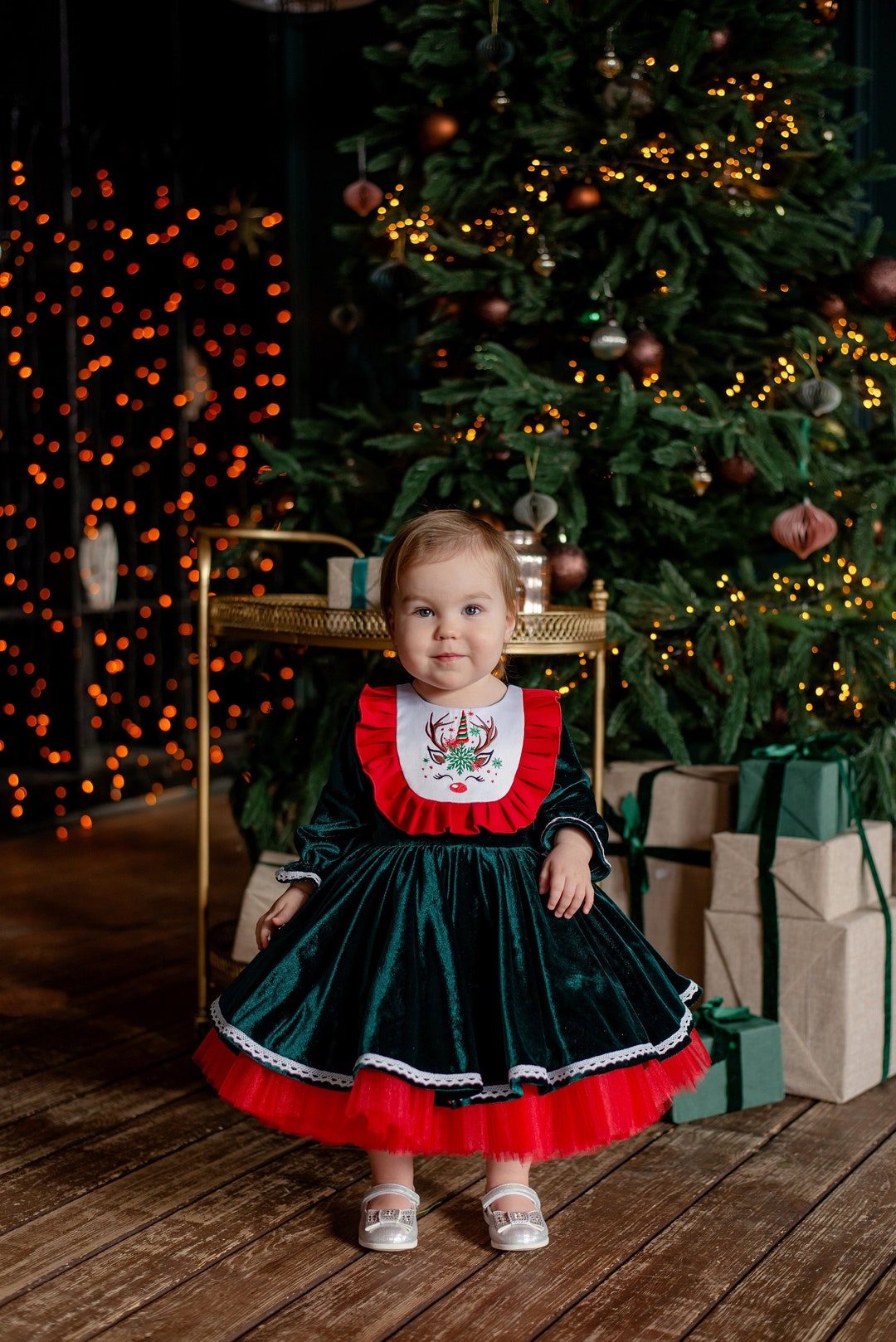 Green Holiday Dress Baby Girl Ferry Green The Satin Holiday Dress By Janie  And Jack