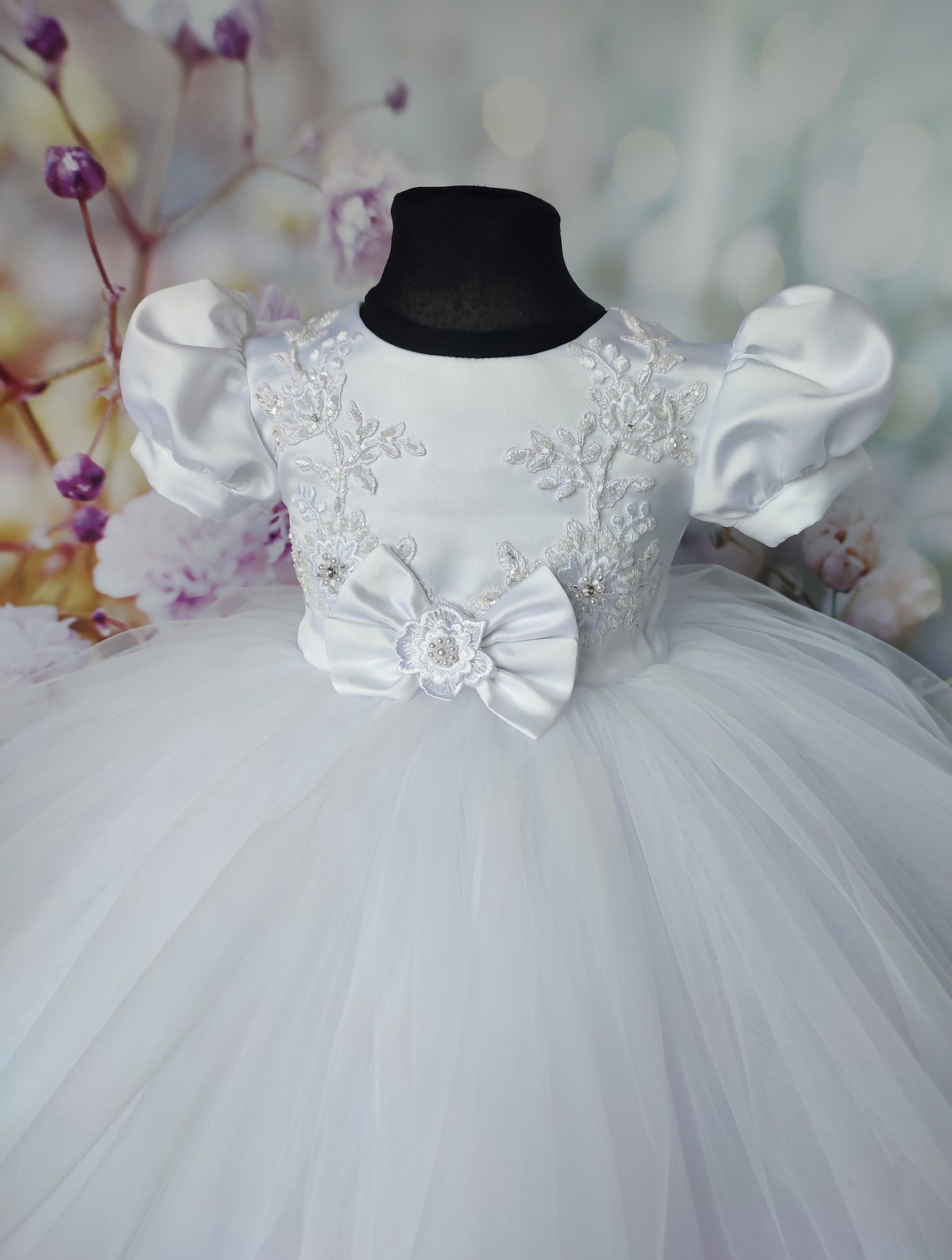 Baptism Dress for Toddler Girl Christening Gown Girl 2t Etsy