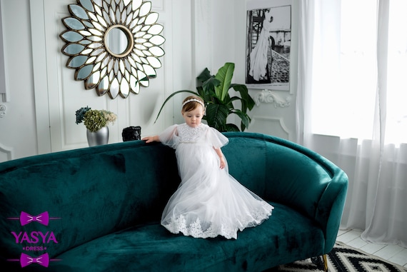 green emerald velvet dress Amazon.com: Baby Girl Christening Baptism Lace Dress Princess Bowknot  Wedding Pageant Party Embroidery Formal (Green, 4-5 Years) : Clothing,  Shoes & Jewelry main image 1