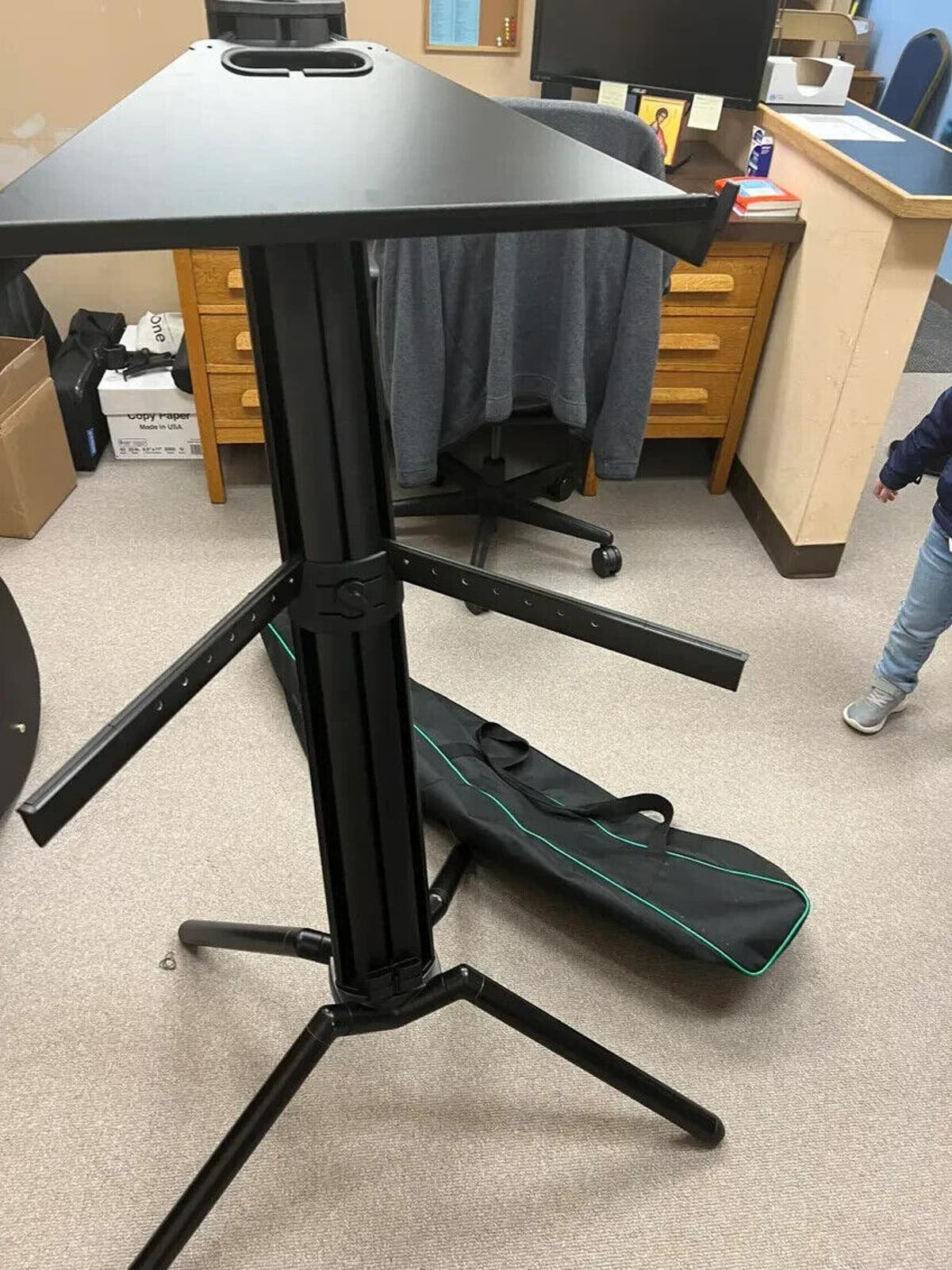 K & M 18860 Spider Pro Keyboard Stand With Shelf and Case Black Etsy