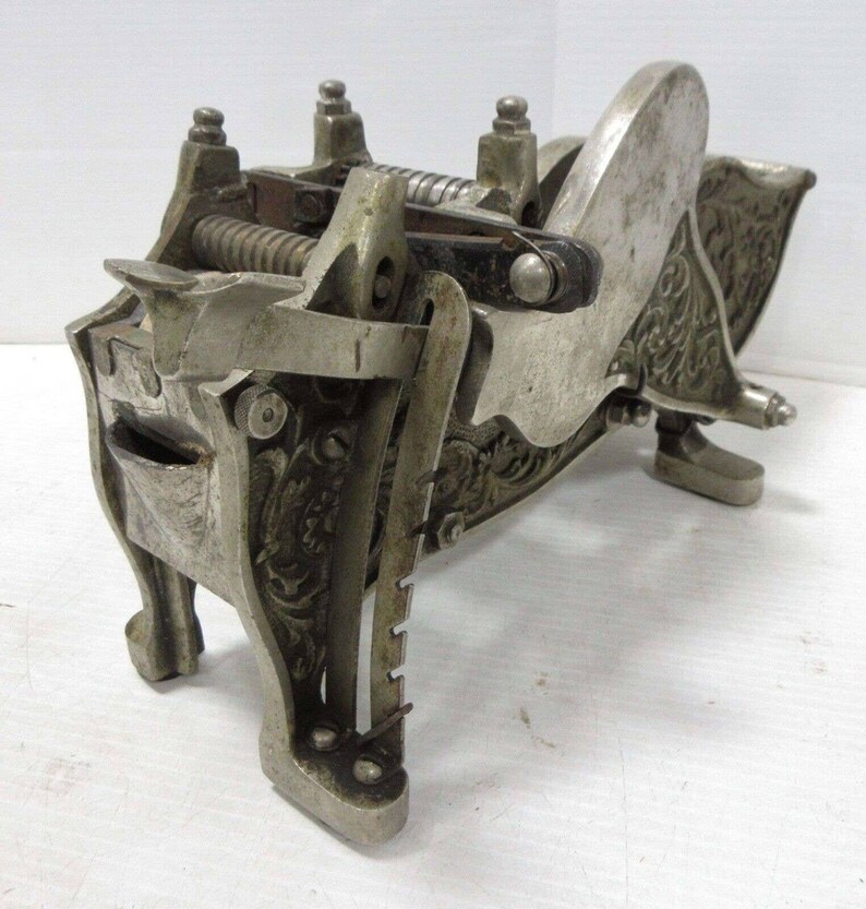 Antique Ornate Cast Iron Tape Dispenser Excellent Etsy