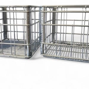 Metal Wire Milk Crate - Etsy