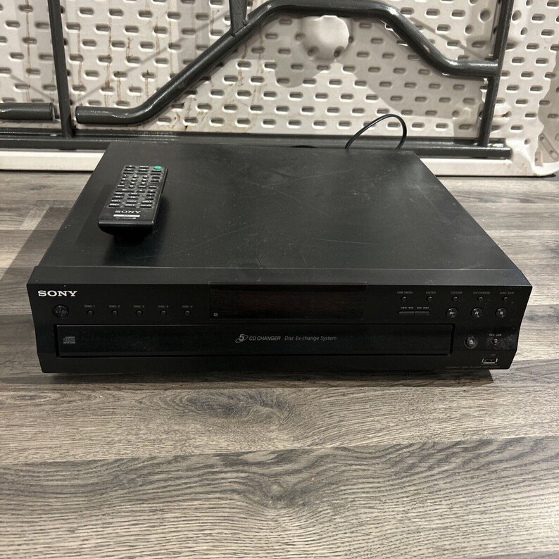 Sony CDPCE500 Compact Disc Player CD 5 Disc Changer Etsy