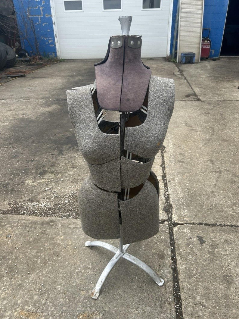 Vintage Acme Antique Adjustable Dress Form Mannequin Iron Stand - Etsy