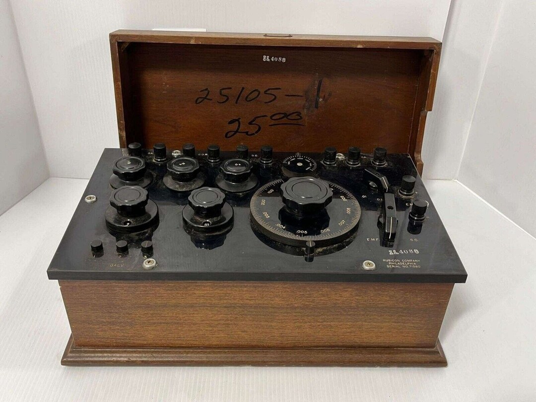 Rubicon Co. 71380 Vintage Electrical Test Equipment in Box From Detroit