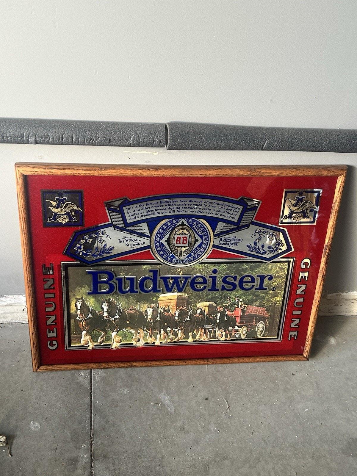 Budweiser Mirrors - Etsy