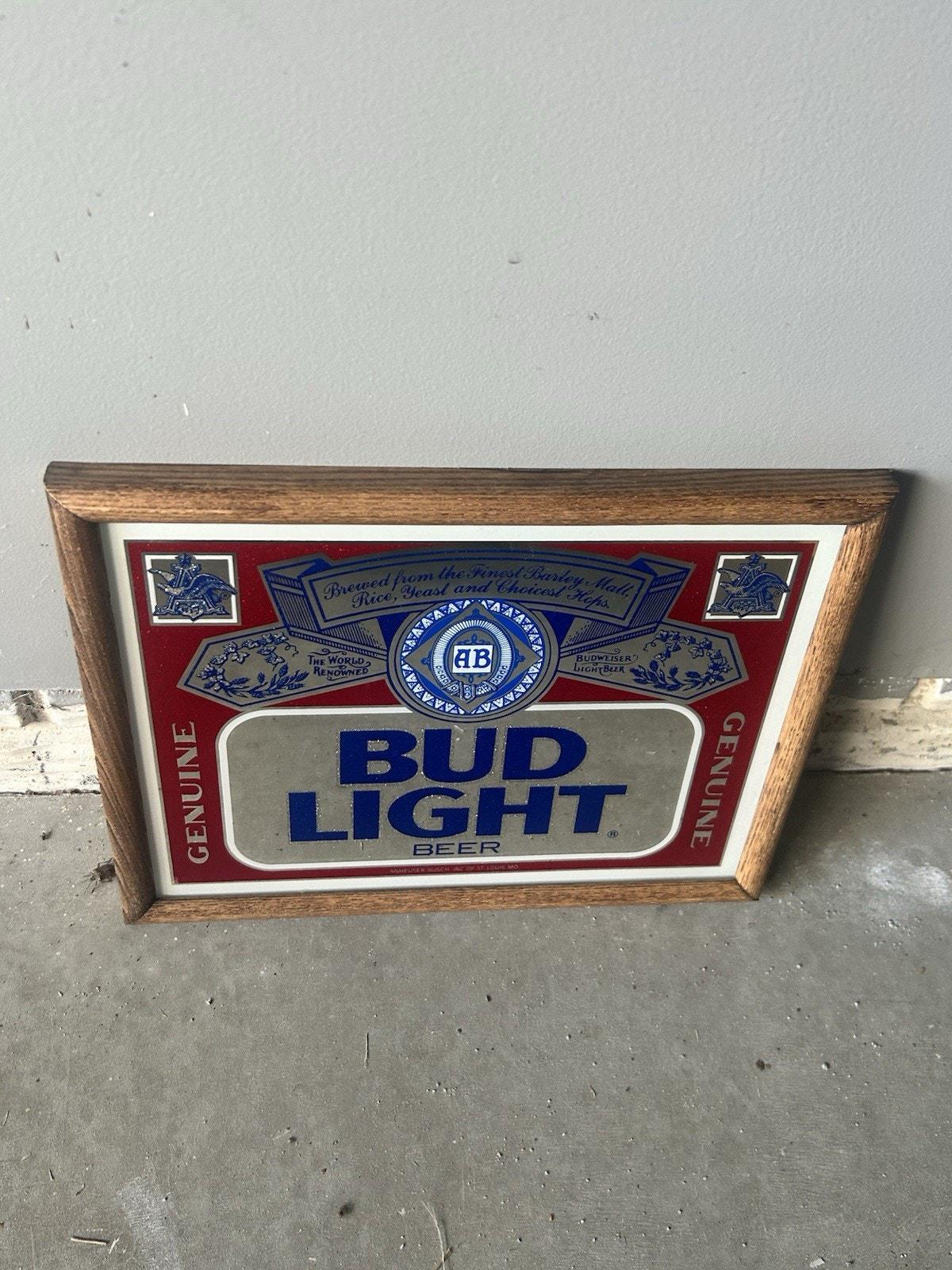 Vintage Bud Light Light Sign - Etsy
