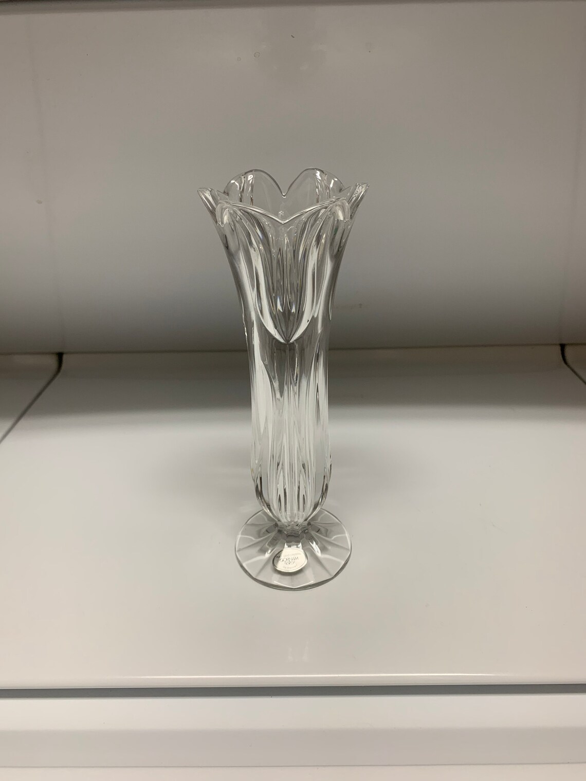 Gorham Crystal Tulip Vase from Germany Etsy