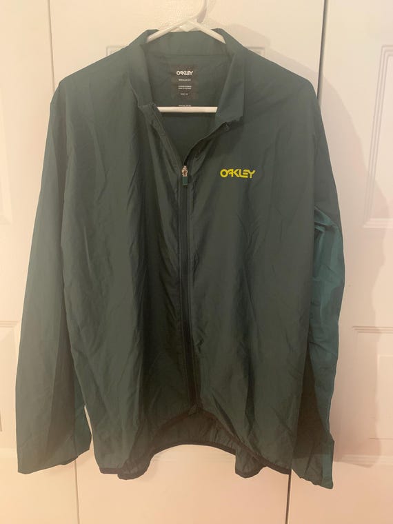 Oakley Regular Size Lightweight Windbreaker in Gr… - image 1
