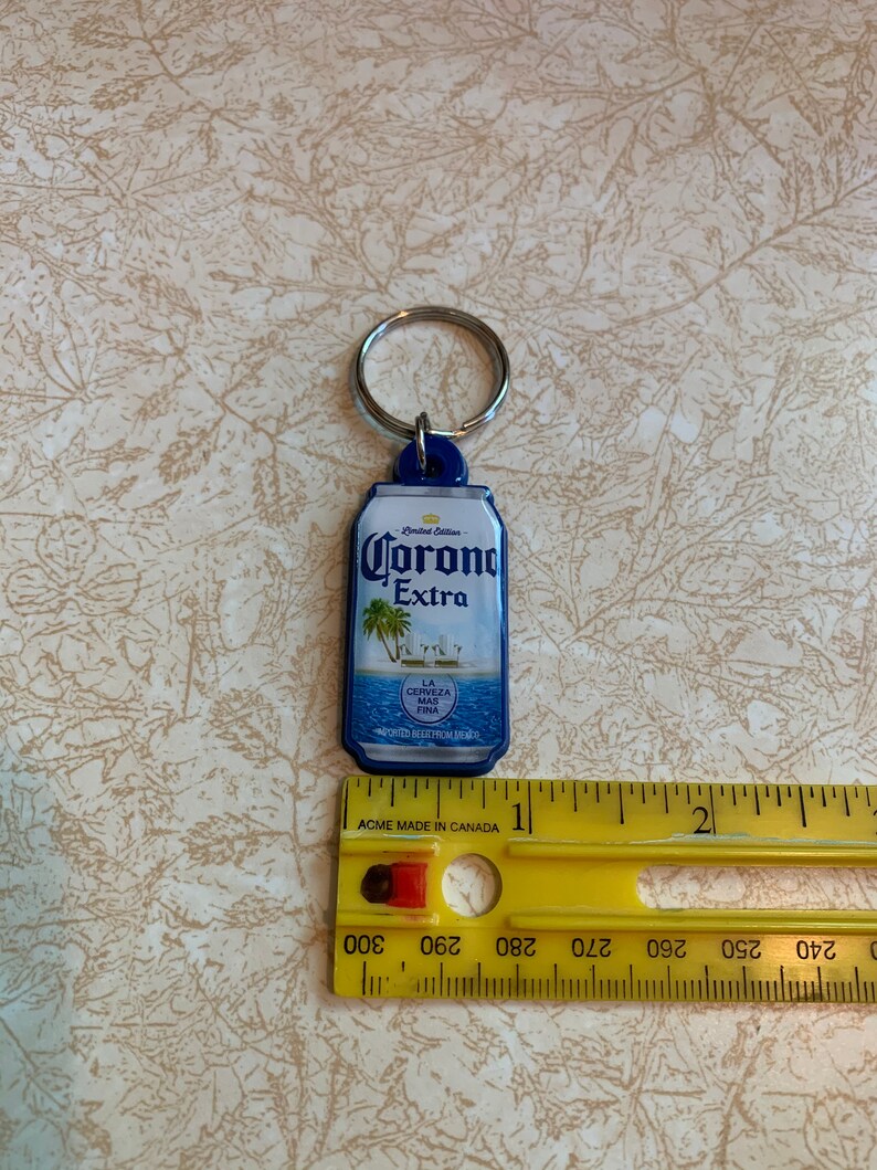 Corona Extra Keychain with key ring