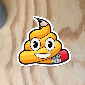 The No.2 Pencil Emoji Sticker