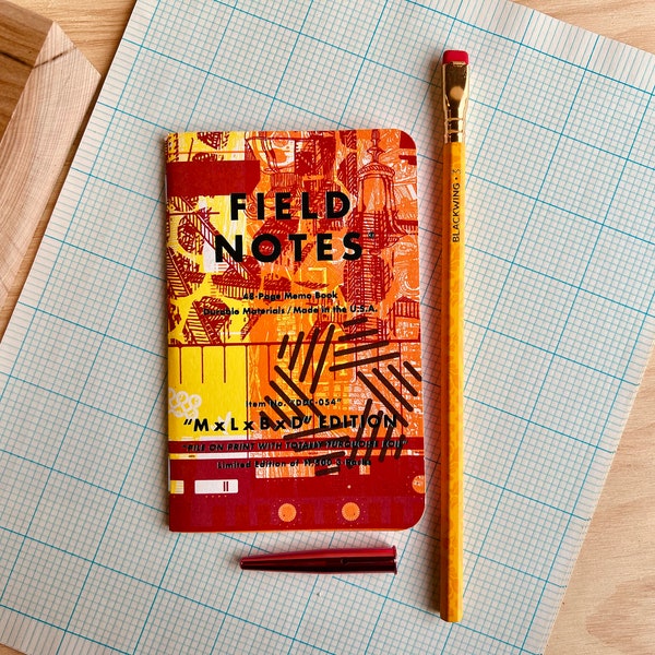 The Field Notes Set - 2017 MxLxBxD Notebook w/ Blackwing and Cap