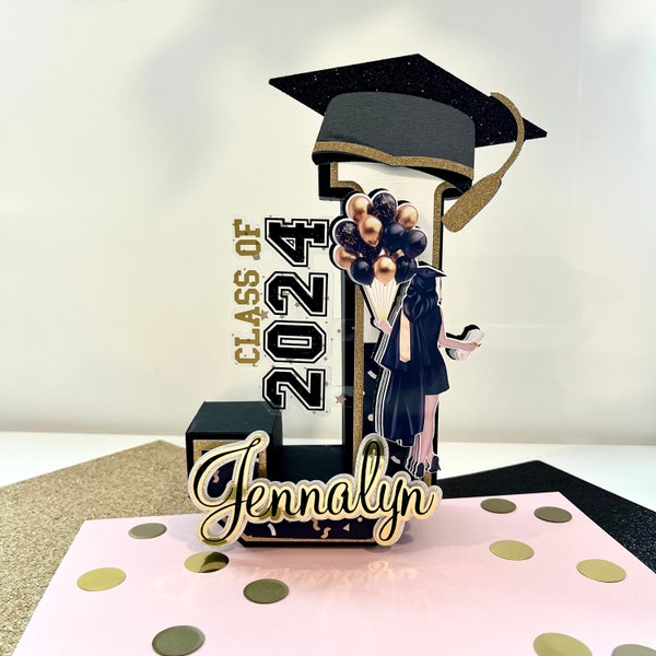 Personalized 3D Graduation Letter: 2025 Party Decor