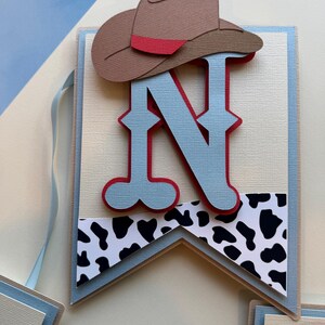 First Rodeo Highchair Banner, Cowboy 1st Birthday Party Decor - Etsy