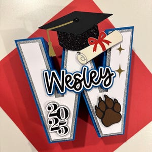 2025 Graduation 3D Letter: Personalized Party Decor