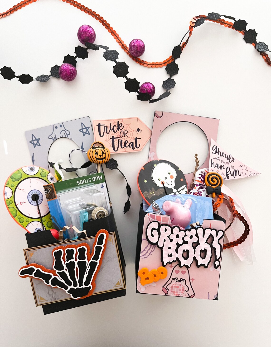 Treat Box SVG Door Hanger Treat Box Digital Download Etsy