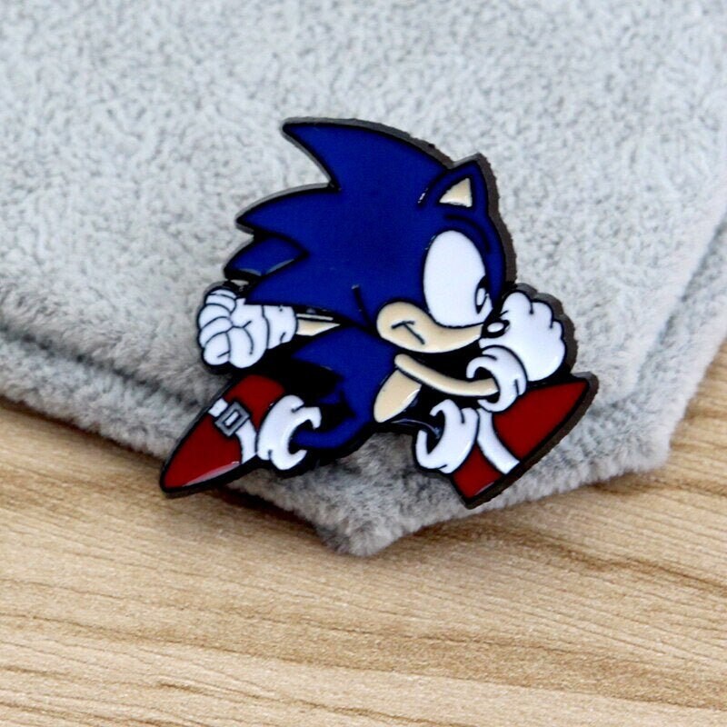 Sega Sonic The Hedgehog Enamel Pin | Etsy