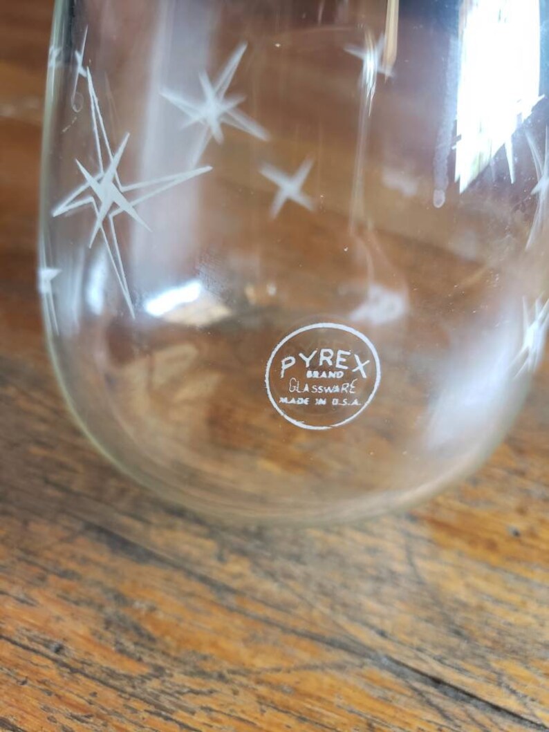 Vintage Pyrex Atomic Starburst Glass Coffee Carafe Pitcher W/ Handle - Etsy