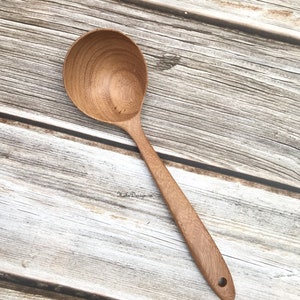 Padauk Ladle - Big Wooden Spoon - Large Spoon - Cooking Spoon - Heavy Duty Large Wooden Spoon - Personalised engraving Spoon