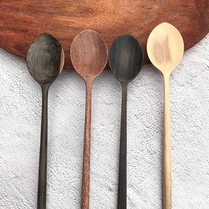 Wooden Spoons - Hand Carved Wooden Spoon - Wooden Cooking & Serving Spoon - Kitchen Decor - Minimalist wooden spoon - Round Spoon